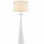 Торшер белый с фигурным каркасом Bleached Element варинант исполнения - 1 | Loft Concept в Костроме