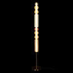 Торшер с разноцветными стеклянными цилиндрами и шарами Eclecticism  варинант исполнения - 1 | Loft Concept в Костроме