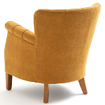 Кресло велюровое на ножках из массива ясеня Jessie Armchair варинант исполнения - 4 | Loft Concept в Костроме