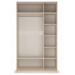 Шкаф 3-х дверный с зеркальными дверями Satin Furniture варинант исполнения - 3 | Loft Concept в Костроме