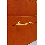 Комплект оранжевых чемоданов Golden Twigs варинант исполнения - 4 | Loft Concept в Костроме