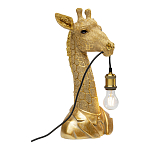 Настольная лампа в детскую Жираф в золотом костюме варинант исполнения - 1 | Loft Concept в Костроме