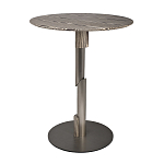 Стол барный круглый высокий с полосатым узором Zebroids варинант исполнения - 1 | Loft Concept в Костроме