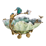 Чаша в виде листка лотоса с птицами Eden Garden варинант исполнения - 4 | Loft Concept в Костроме