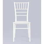 Стул Chiavari пластик белый варинант исполнения - 4 | Loft Concept в Костроме