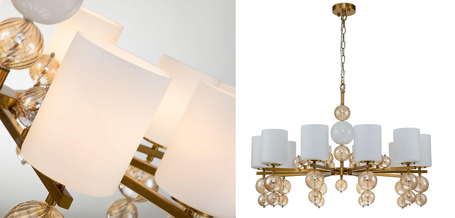 Люстра Blown Glass Balloons Chandelier 10 Люстра Blown Glass Balloons Chandelier 10 - Loft-Concept в Костроме