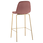 Барный стул на золотистых ножках VENDRAMIN Pink варинант исполнения - 4 | Loft Concept в Костроме