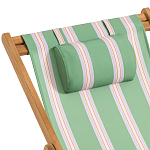 Шезлонг из акации и ткани Venezuela варинант исполнения - 8 | Loft Concept в Костроме