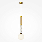 Подвесной светильник со стеклянными вставками Helios варинант исполнения - 1 | Loft Concept в Костроме