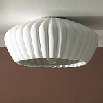 Потолочный светильник керамический Ceramic Embossed Lamp варинант исполнения - 1 | Loft Concept в Костроме