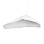 Подвесной светильник с асимметричным волнообразным абажуром и фактурной бахромой по краю Tactile Line варинант исполнения - 10 | Loft Concept в Костроме