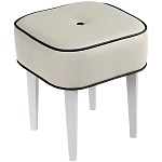 Квадратный мягкий пуф на белых ножках Winton Pouf Square варинант исполнения - 21 | Loft Concept в Костроме