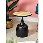 Приставной столик с факутрным черным основанием Ethiopia варинант исполнения - 6 | Loft Concept в Костроме