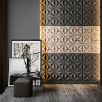 Гипсовая 3D панель с принтографией PM-101 варинант исполнения - 2 | Loft Concept в Костроме