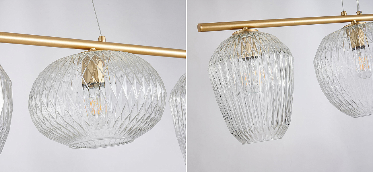 Люстра Foscarini c Прозрачными Плафонами Люстра Foscarini c Прозрачными Плафонами - Loft-Concept в Костроме