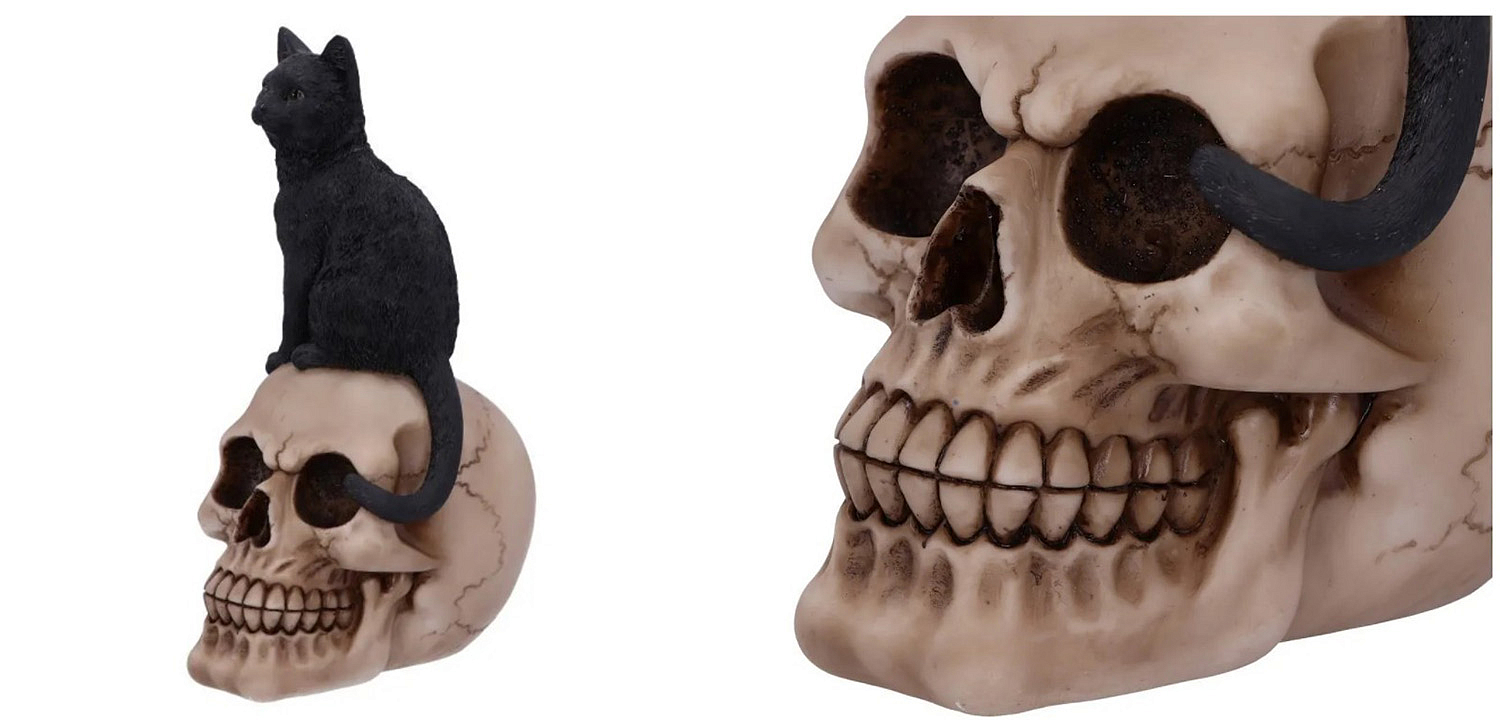 Статуэтка Skull Black Cat Статуэтка Skull Black Cat - Loft-Concept в Костроме