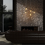 Гипсовая 3D панель с принтографией PM-47 варинант исполнения - 1 | Loft Concept в Костроме