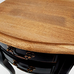 Консоль маленькая из массива березы с 2-мя ящиками в стиле прованс Vintage варинант исполнения - 3 | Loft Concept в Костроме