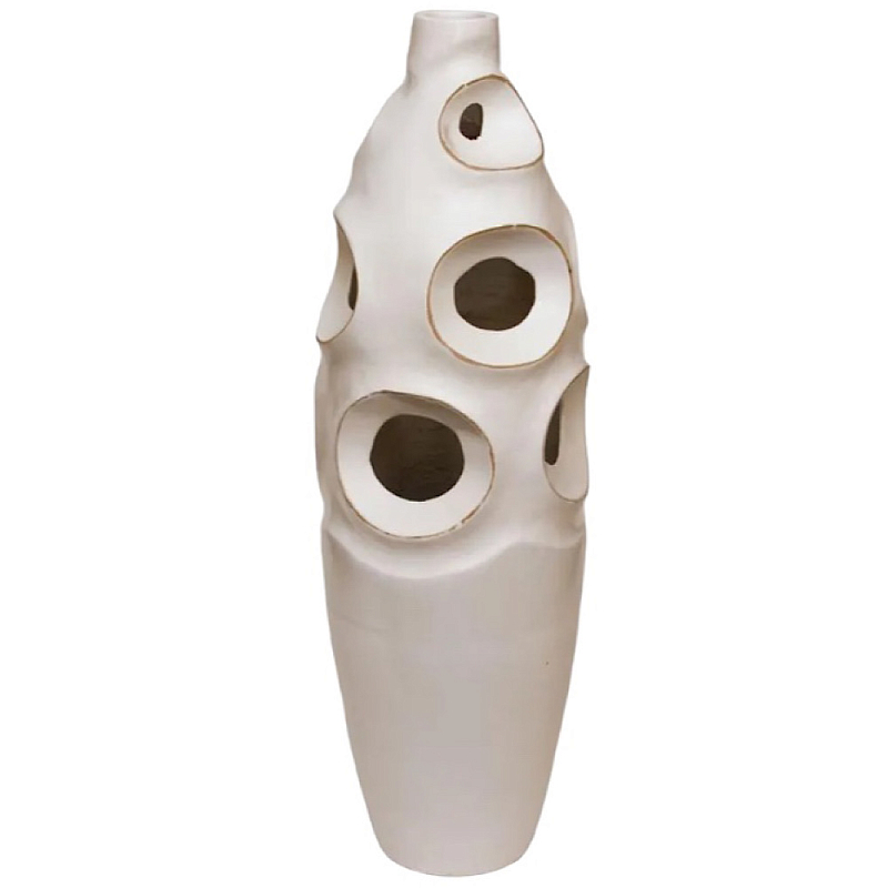 Ваза белая Vase of Thailand Белый в Костроме | Loft Concept 