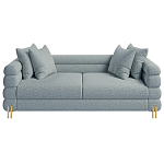 Дизайнерский Диван Lancaster Серо-голубое букле варинант исполнения - 3 | Loft Concept в Костроме