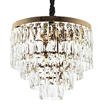 Люстра с прямоугольными хрустальными подвесками Lunet Crystal Rectangulars Chandelier 6 варинант исполнения - 1 | Loft Concept в Костроме