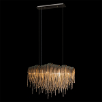 Люстра подвесная с металлическими цепочками и изогнутыми металлическими дугами 72 см Atlantis Chain варинант исполнения - 3 | Loft Concept в Костроме