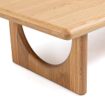 Стол журнальный из массива и шпона дуба Oak Essence Carden варинант исполнения - 4 | Loft Concept в Костроме