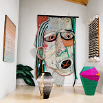 Арт-Объект плетеный из нитей большой портрет Joana Schneider  варинант исполнения - 1 | Loft Concept в Костроме