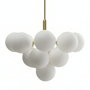 Люстра круглая со стеклянными сферами Maleficent