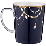 Кружка из фарфора синяя с изображением лошади 400 мл Porcelain Horse Set варинант исполнения - 1 | Loft Concept в Костроме