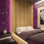 Гипсовая 3D панель с принтографией PM-45 варинант исполнения - 2 | Loft Concept в Костроме