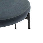 Стул металлический с мягкой спинкой и сиденьем из велюра Alfie Chair варинант исполнения - 7 | Loft Concept в Костроме