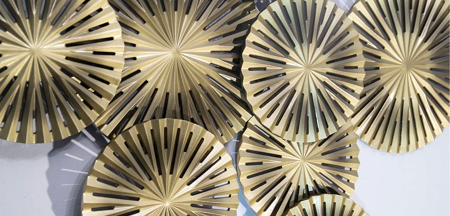 Арт-объект Apollo Brown and Gold Wall Plaque Disc gap 11 Арт-объект Apollo Brown and Gold Wall Plaque Disc gap 11 - Loft-Concept в Костроме