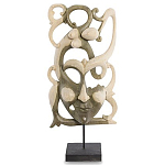 Маска ручной работы деревянная резная Mask Divorces варинант исполнения - 1 | Loft Concept в Костроме