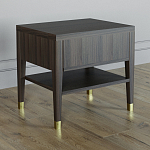 Прикроватная тумбочка с ящиком Elsa Dreams Walnut варинант исполнения - 4 | Loft Concept в Костроме