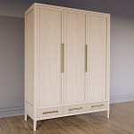 Большой Шкаф Primo Светлый дуб с 3 дверьми и 3 выдвижными ящиками варинант исполнения - 2 | Loft Concept в Костроме