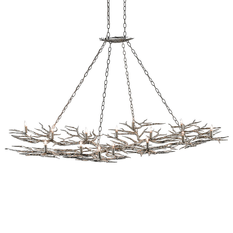 Люстра в виде веток Branched Tree Chandeliers Silver Серебряный Люстра в виде веток Branched Tree Chandeliers Silver Серебряный в Костроме | Loft Concept