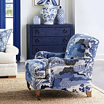 Ткань Blue landscape синий пейзах T3-89 варинант исполнения - 4 | Loft Concept в Костроме