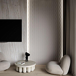 Гипсовая 3D Панель M-16 варинант исполнения - 1 | Loft Concept в Костроме