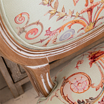 Стул из массива бука светло-зеленый с растительным орнаментом Raffael Angel Green Chair варинант исполнения - 2 | Loft Concept в Костроме