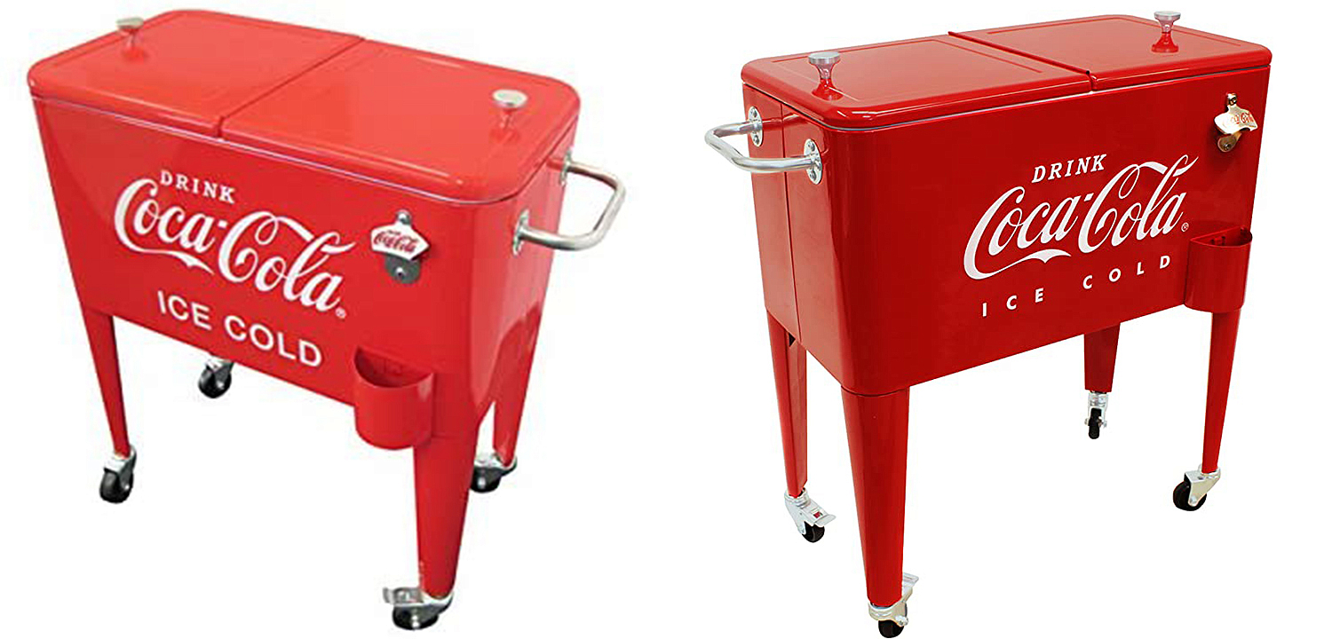 Куллер Retro Metal Coca-Cola Cooler Red Куллер Retro Metal Coca-Cola Cooler Red - Loft-Concept в Костроме