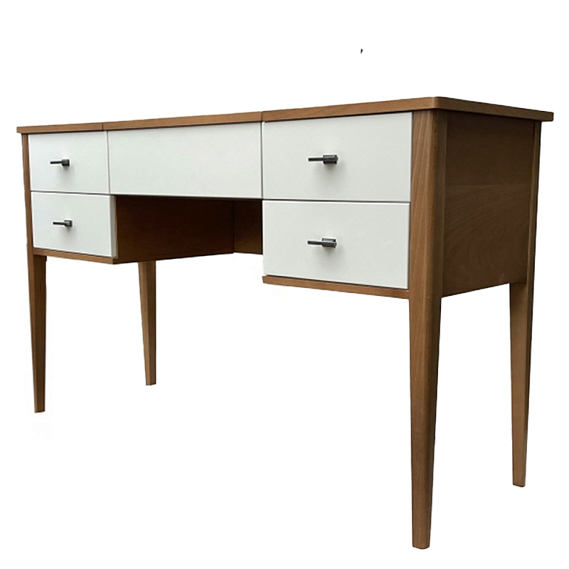 Стол письменный из массива бука Tasteful Furniture Table Коричневый Слоновая кость  в Костроме | Loft Concept 