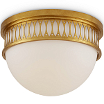 Потолочный светильник с фактурным золотым каркасом Exceptional Classic Design варинант исполнения - 1 | Loft Concept в Костроме