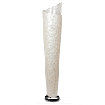 Торшер из перламутра на металлическом каркасе Indonesian Spiral варинант исполнения - 1 | Loft Concept в Костроме