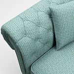 Мебельная ткань Шенилл бирюзовый цвет 142 см T4-61 варинант исполнения - 10 | Loft Concept в Костроме