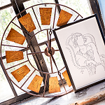 Часы настенные из металла в стиле лофт Clock with History варинант исполнения - 3 | Loft Concept в Костроме