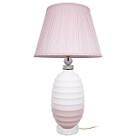 Настольная лампа керамическая Pink lampshade варинант исполнения - 2 | Loft Concept в Костроме