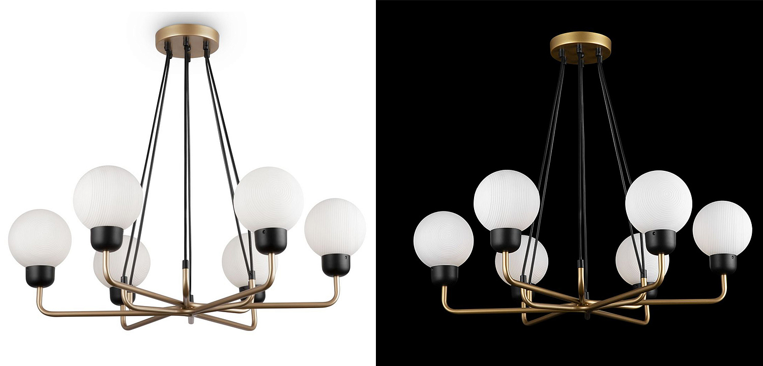 Люстра Andresa Chandelier 6 Balls Люстра Andresa Chandelier 6 Balls - Loft-Concept в Костроме