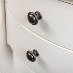 Белая тумба на фигурных ножках Shelby варинант исполнения - 4 | Loft Concept в Костроме