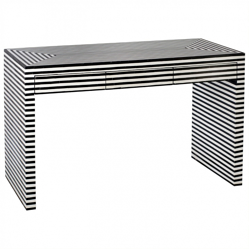 Стол Black&white Indian Bone Inlay table Черно-белый Стол Black&white Indian Bone Inlay table Черно-белый в Костроме | Loft Concept